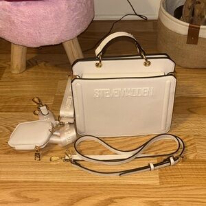 White Steven Madden Bevelyn Bag